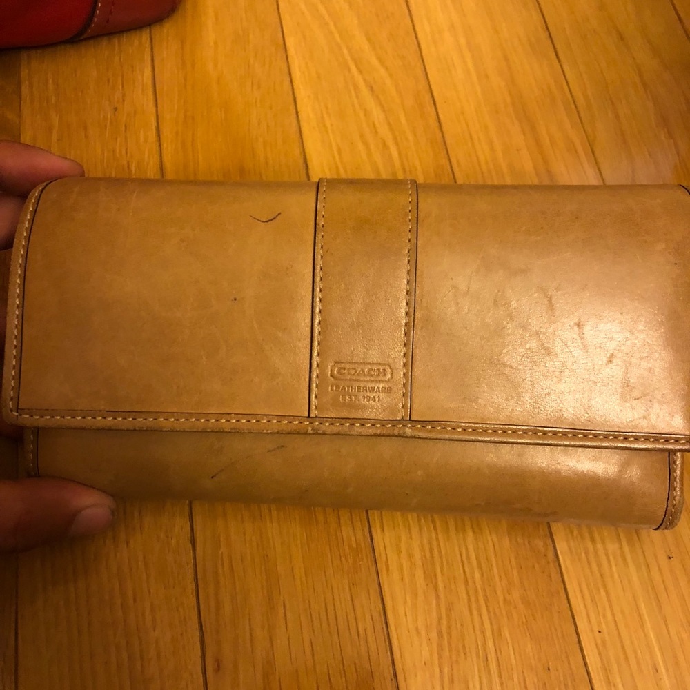 Coach leather wallet